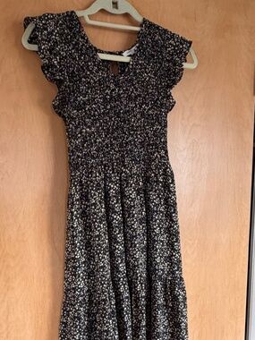 August  smocked maxi dress